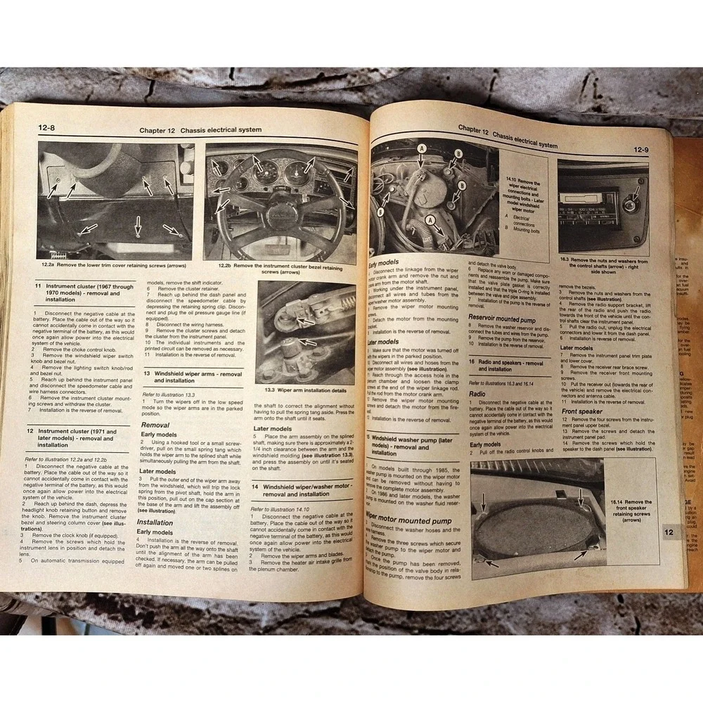 Chevrolet & GMC Pick-Ups Haynes Repair Manual 24064 complete teardown & rebuild